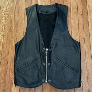 Chrome Hearts leather vest L